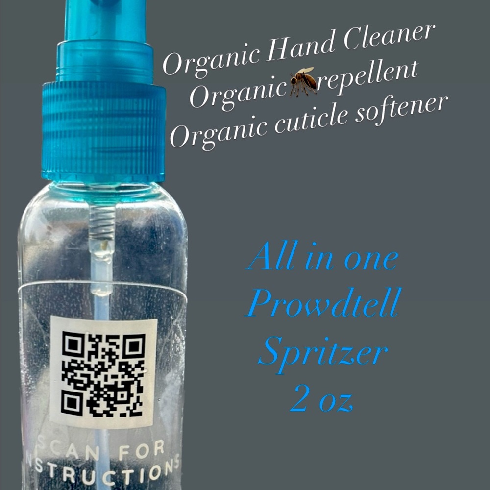 All organic🦟🚫 hand sanitizer, bug repellent +cuticle softener. Fresh safe + fast